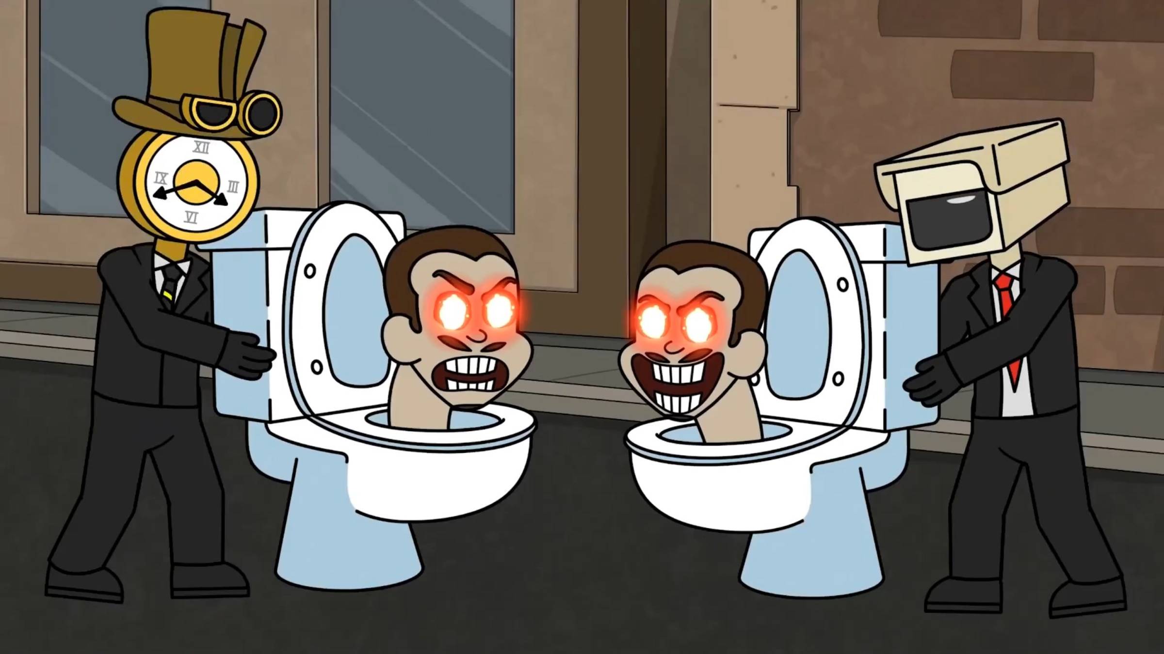 Откуда появился Титан Клокмен Скибиди Туалет Анимация