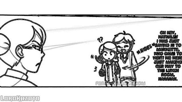 Комикс,,Перерыв на обед''. Ледибаг и Суперкот #1 смотреть онлайн