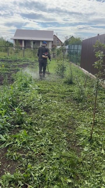 Уборка заднего двора , #уфа #покостравы #мужвделе #муж #? смотреть онлайн