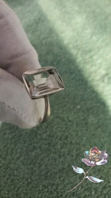 СОВЕТСКОЕ СЕРЕБРЯНОЕ ВИНТАЖНОЕ КОЛЬЦО #советскиедраг