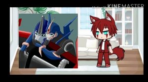 Реакция трансформеров на шип ,, Арси и Оптимус прайм"