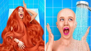 💇Короткие волосы vs длинные 😅 Смешные девичьи ситуации