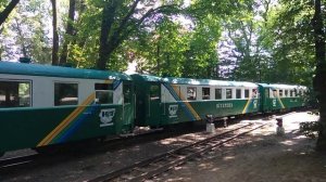 Тепловоз ТУ2-087 с вагонами Pafawag