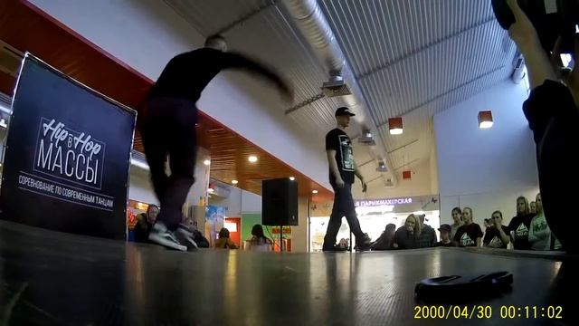 B-boy Green Casper (Green Dancers) Vs Evgeny (Jungle Kings) - ALL Styles 1x1- Хип-Хоп в Массы