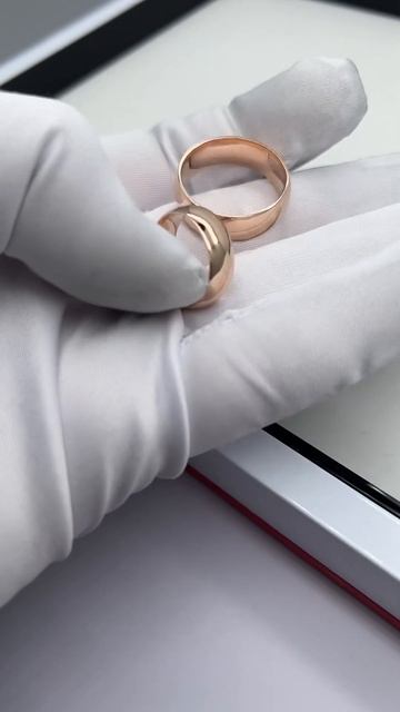 Классические обручалки на века☺️ вес пары 17 грамм 👍? смотреть онлайн