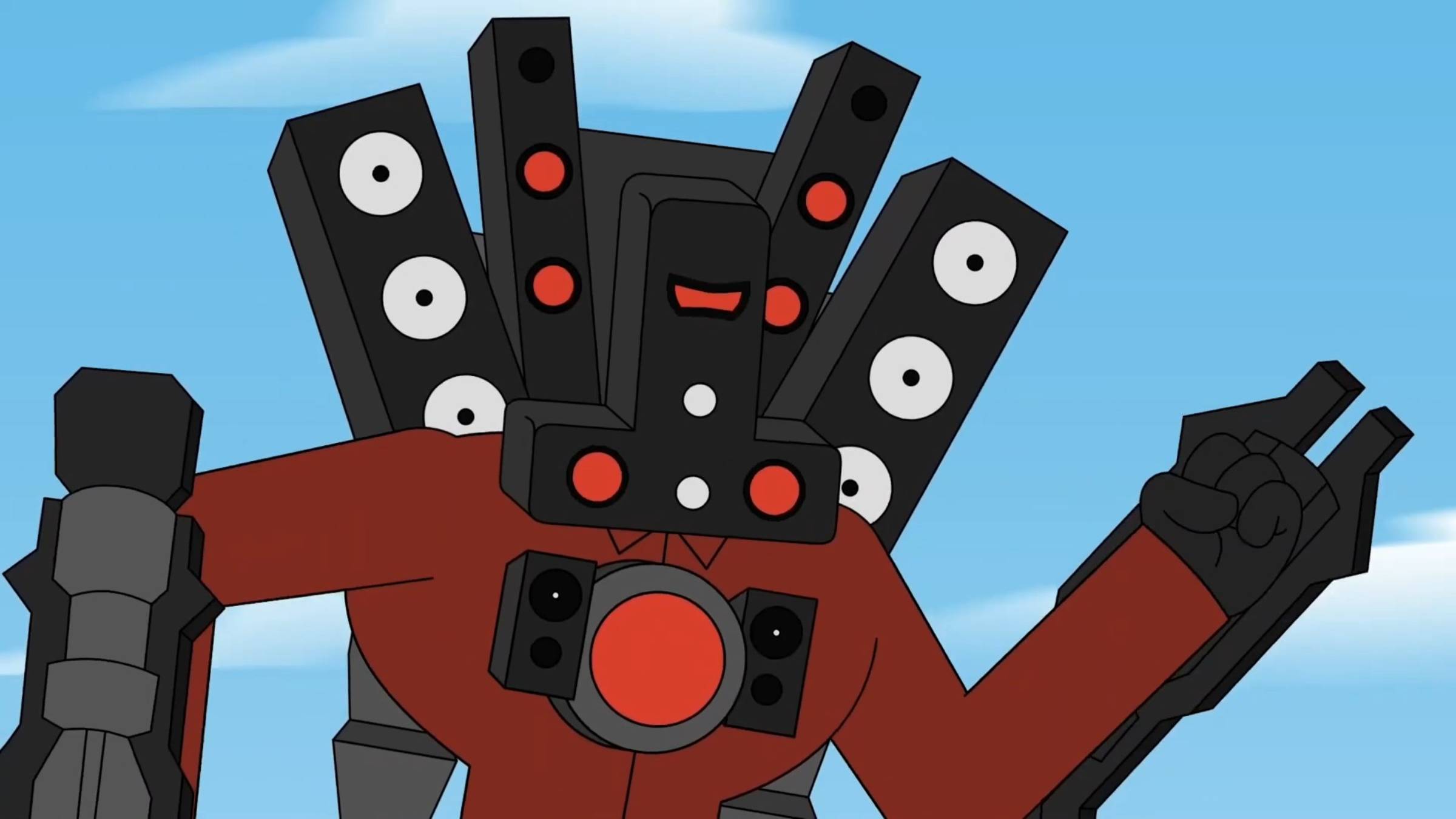 Неуязвимый Скибиди Туалет против Титана Спикермена смотреть онлайн