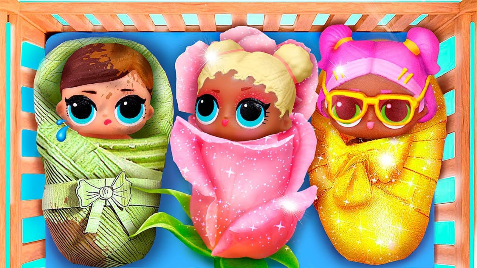 Долорес и Изабела с детьми ⧸ 11 идей для кукол ЛОЛ смотреть онлайн