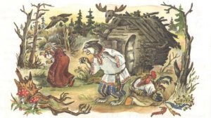 Коми народная сказка «Кот и петух»