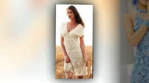 вязаное платье крючком схемы