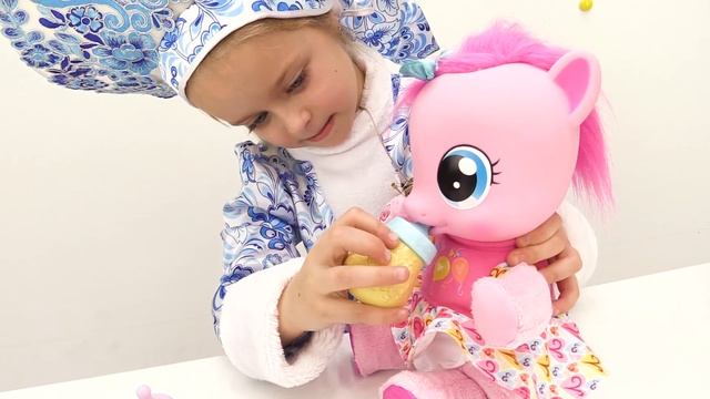 Литл Пони в подарок от Снегурочки. Игрушки Пони - Мультики для девочек смотреть онлайн