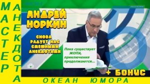 Смешно ДО СЛЕЗ 5! Андрей Норкин! Подборка Свежих  Анекдотов!