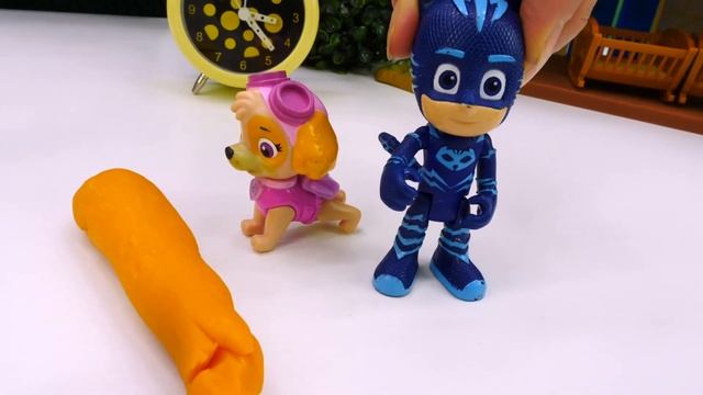 Детский сад Капуки - Кэтбой делает озеро. Игрушки для детей смотреть онлайн