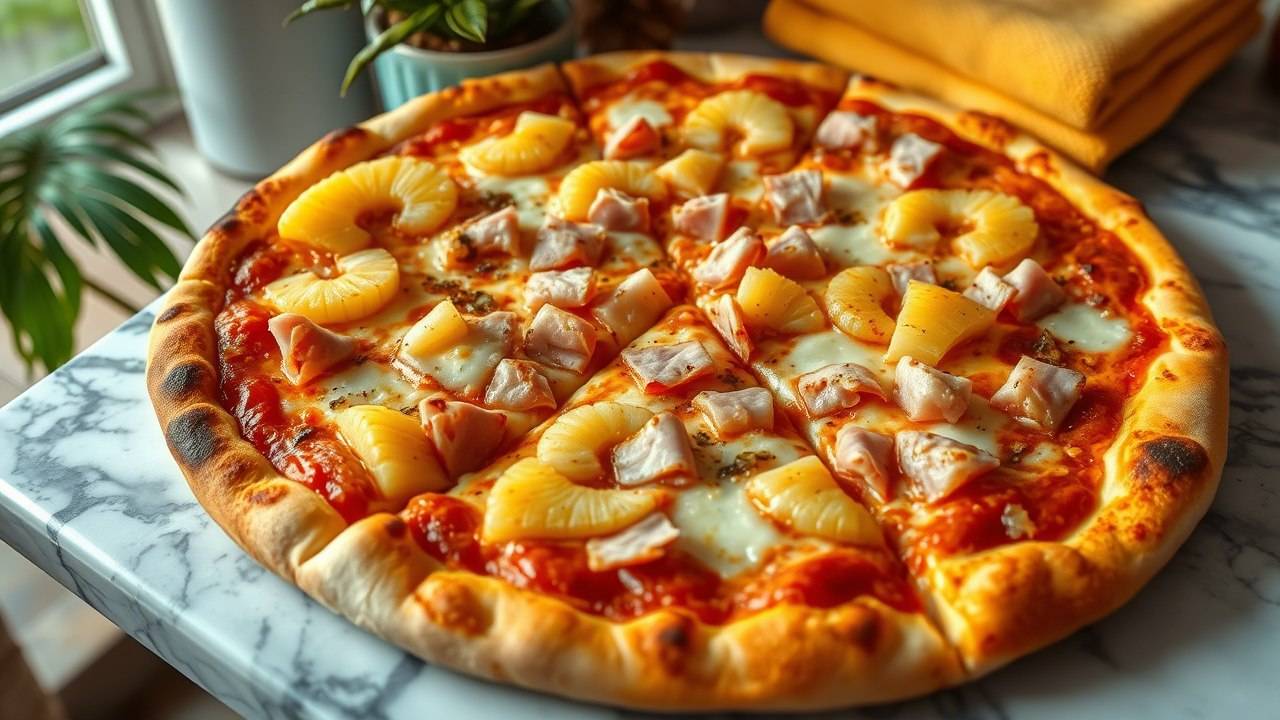 Гавайская Пицца: как сделать её идеальной прямо у себя на кухне! смотреть онлайн