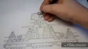 Как нарисовать КВ-44 СИЛА!!!!!!