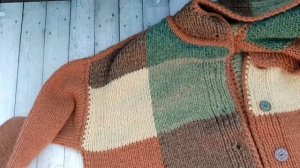 Вязаное пальто с капюшоном. Экспресс МК