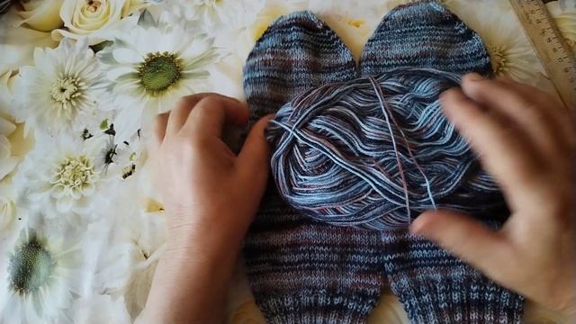 Связала носки из пряжи alize Superwash Artisan и планы . смотреть онлайн