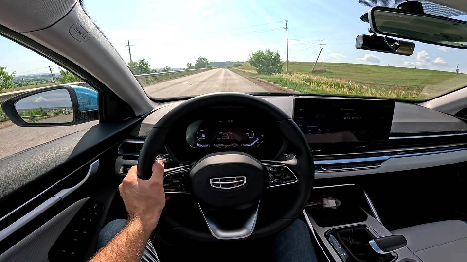 2024 GEELY EMGRAND POV TEST DRIVE смотреть онлайн