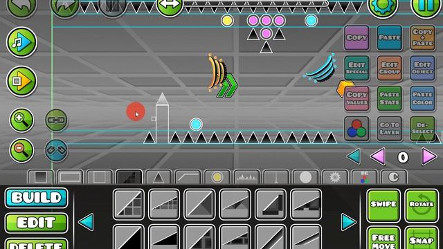 БАГ В LEVEL EDITOR C IGNORE DAMAGE В GEOMETRY DASH смотреть онлайн
