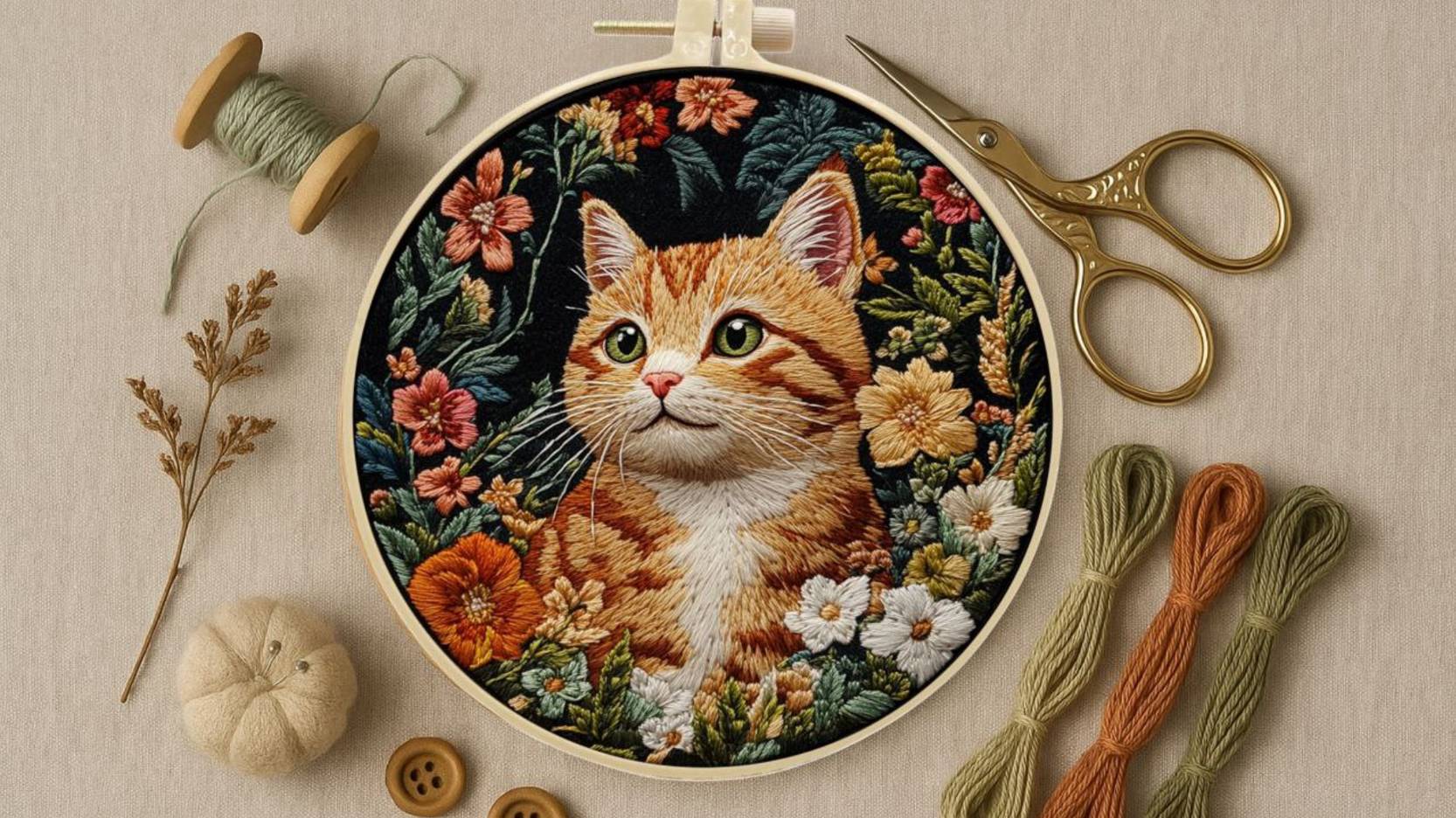 Вышивка гладью для начинающих. Гладь, рыбья косточка, стебельчатый смотреть онлайн