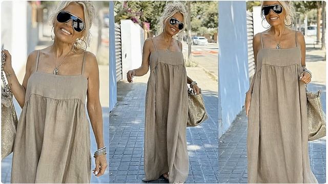 ОМОЛАЖИВАЮЩИЙ OVERSIZE СТИЛЬ ДЛЯ ДАМ 50+60+70+ ВЕСНА-ЛЕТО 2025?