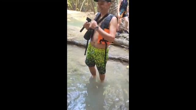 Водопады Эраван. Красивейшая природа Тайланда. смотреть онлайн