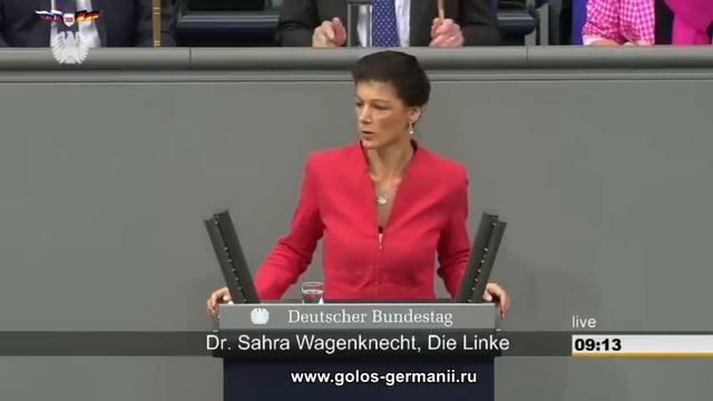 Сара Вагенкнехт: Госпожа Меркель, неужели вас совсем покинул разум? [Голос Германии] смотреть онлайн