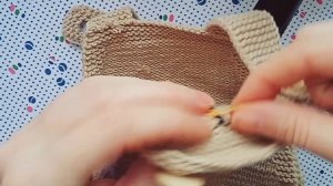 ✓Пчёлка Вышивка на вязаном изделии как вышить пчелку