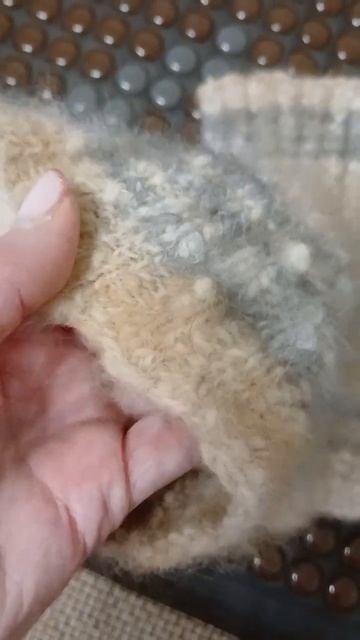 Гетры женские из собачьей шерсти без примесей другой пряжи. Высота 39 см. смотреть онлайн