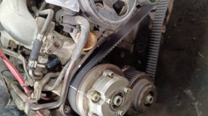 Как установить ремень ГРМ на Субару Ланкастер -Легаси.