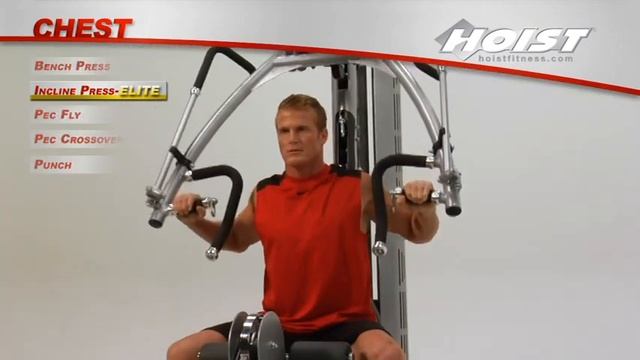 Силовой комплекс для дома HOIST HV-4-ELITE - Упражнения на верхнюю часть тела смотреть онлайн