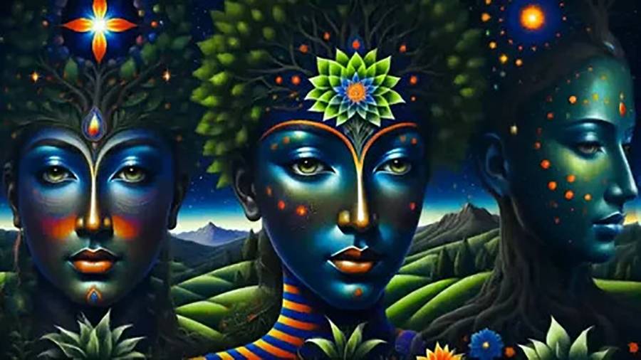 Psychedelic Hallucinations - Magic Mushroom Trance Trip – 2025 (AI Visual Journey) смотреть онлайн