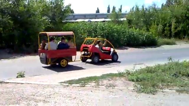 Минимобиль МикроБ с прицепом смотреть онлайн