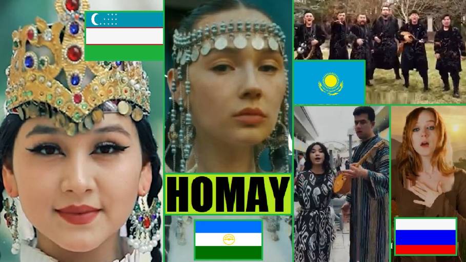 ПЕСНЯ HOMAY: НА УЗБЕКСКОМ, КАЗАХСКОМ, РУССКОМ ЯЗЫКАХ (AY YOLA КАВЕР) смотреть онлайн