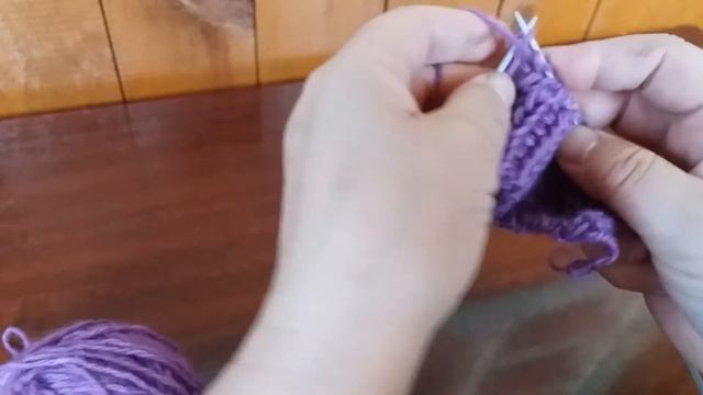 Узор для вязания.Плотная резинка со снятыми петлями смотреть онлайн