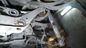 Замена задней подвески PAJERO 3