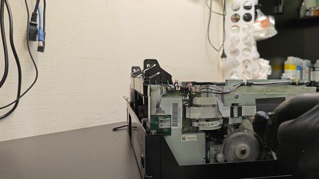 Epson L805 замена ремня каретки