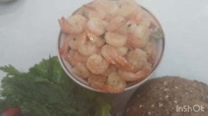 Как приготовить вкусный ужин)) #креветки, #ужин #овощи