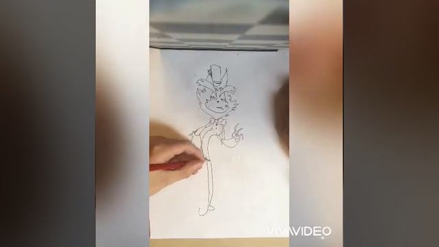 Как нарисовать Хаска из Отеля Харбин