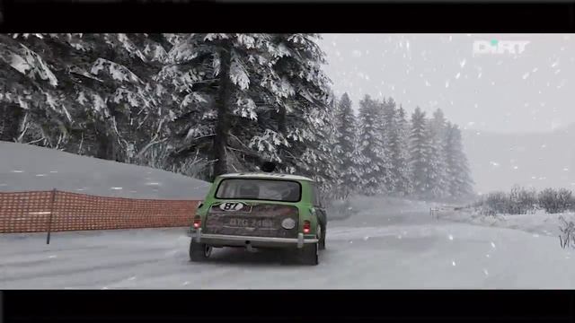 DIRT 3 - Заснеженный лес Норвегии (gameplay)