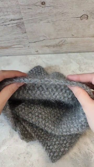 Шарф спицами из пуха норки смотреть онлайн