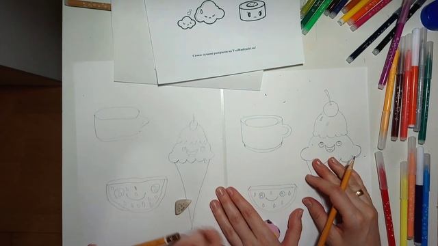 Кавайные рисунки часть 1 смотреть онлайн