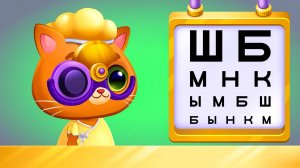 Суровый КОТИК БУБУ и МИМИ #11. У Бубу болят глаза. Игра Bubbu & Mimmi World на Игрули TV