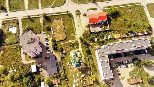 Рубцовск, Церковь всех святых, съемка с дрона смотреть онлайн