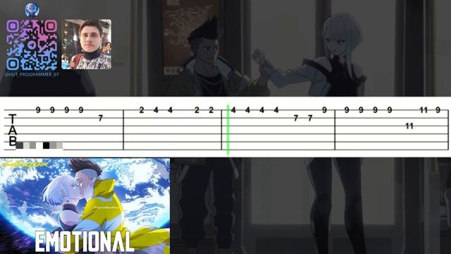 🎸 Cyberpunk- Edgerunners - I Really Want to Stay at Your House (Guitar Tutorial) Ⓜ️