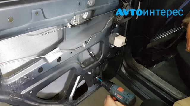 Lada Granta Liftback установка динамики  акустики в задние двери