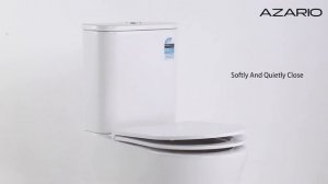 Супер унитаз AZARIO BERTON 2024 года, с системой торнадо.