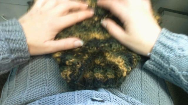 шапка французской польской резинкой