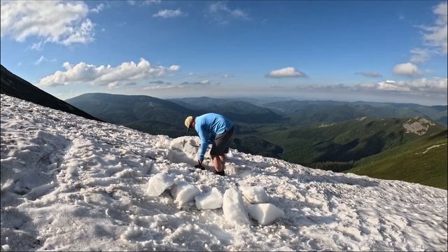 Ночівля на перемичці між Сивулями