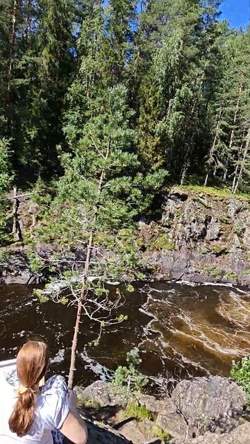 Карелия. Водопад Кивач