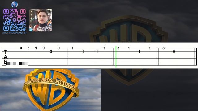 🎸 Warner Bros Pictures Theme - Guitar Tutorial Ⓜ️
